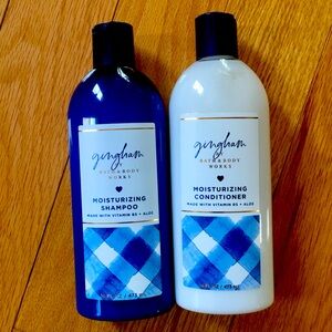 NWT Gingham Moisturizing Shampoo & Conditioner